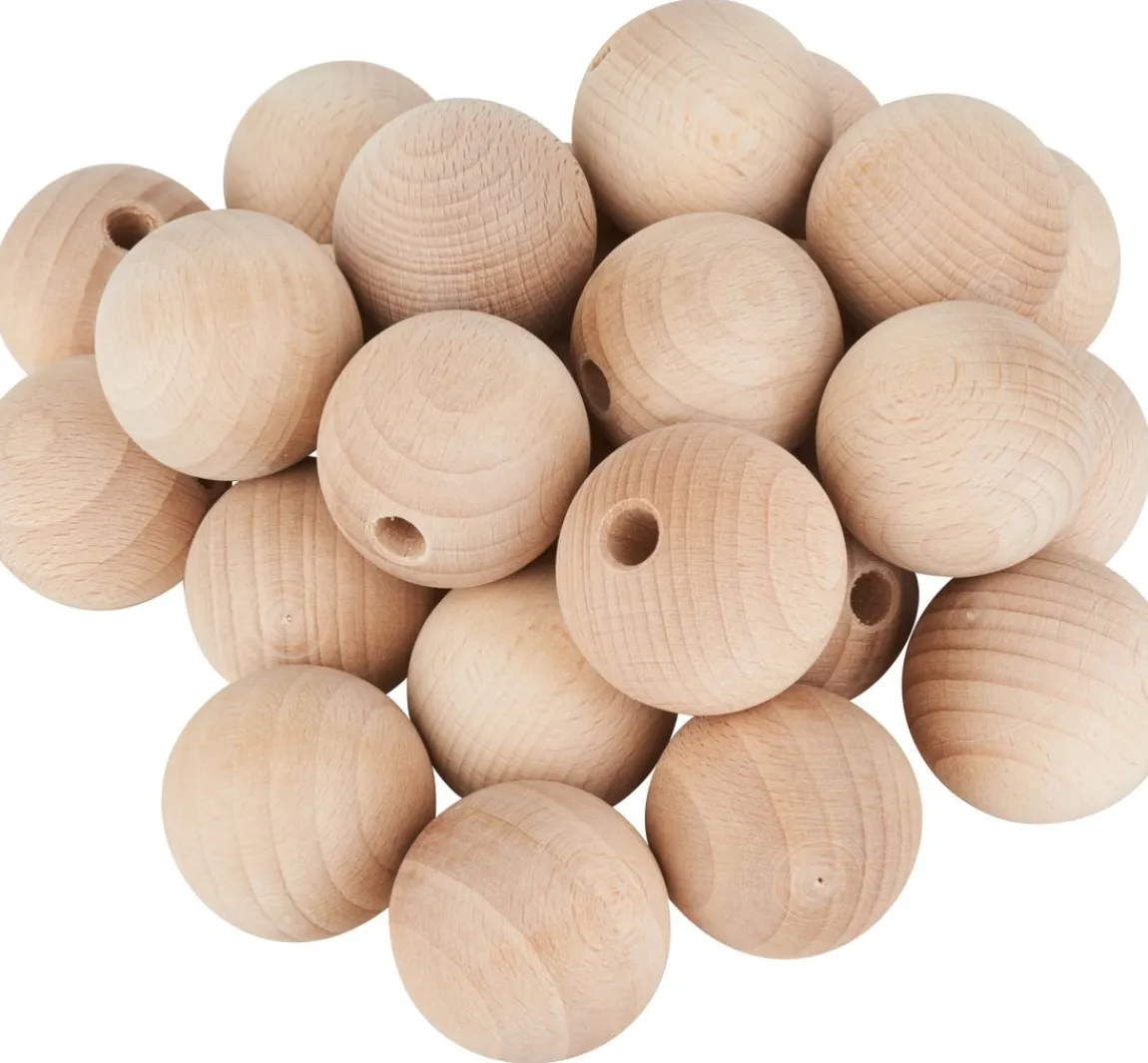 Best VBS Holzkugeln halbgebohrt "Ø 40 mm"