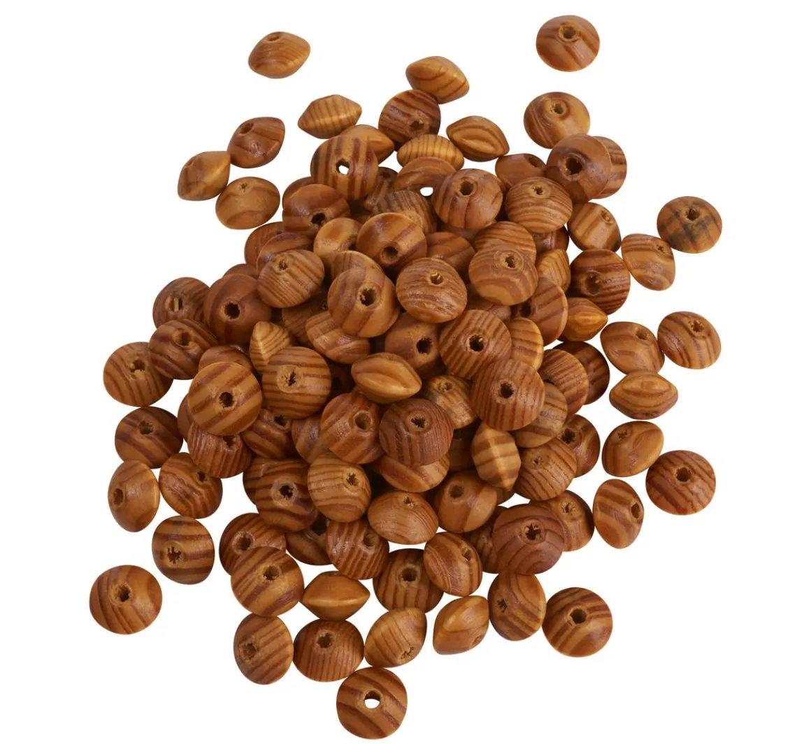 Hot VBS XXL VBS Holzlinsen mit Naturmaserung, 100 g