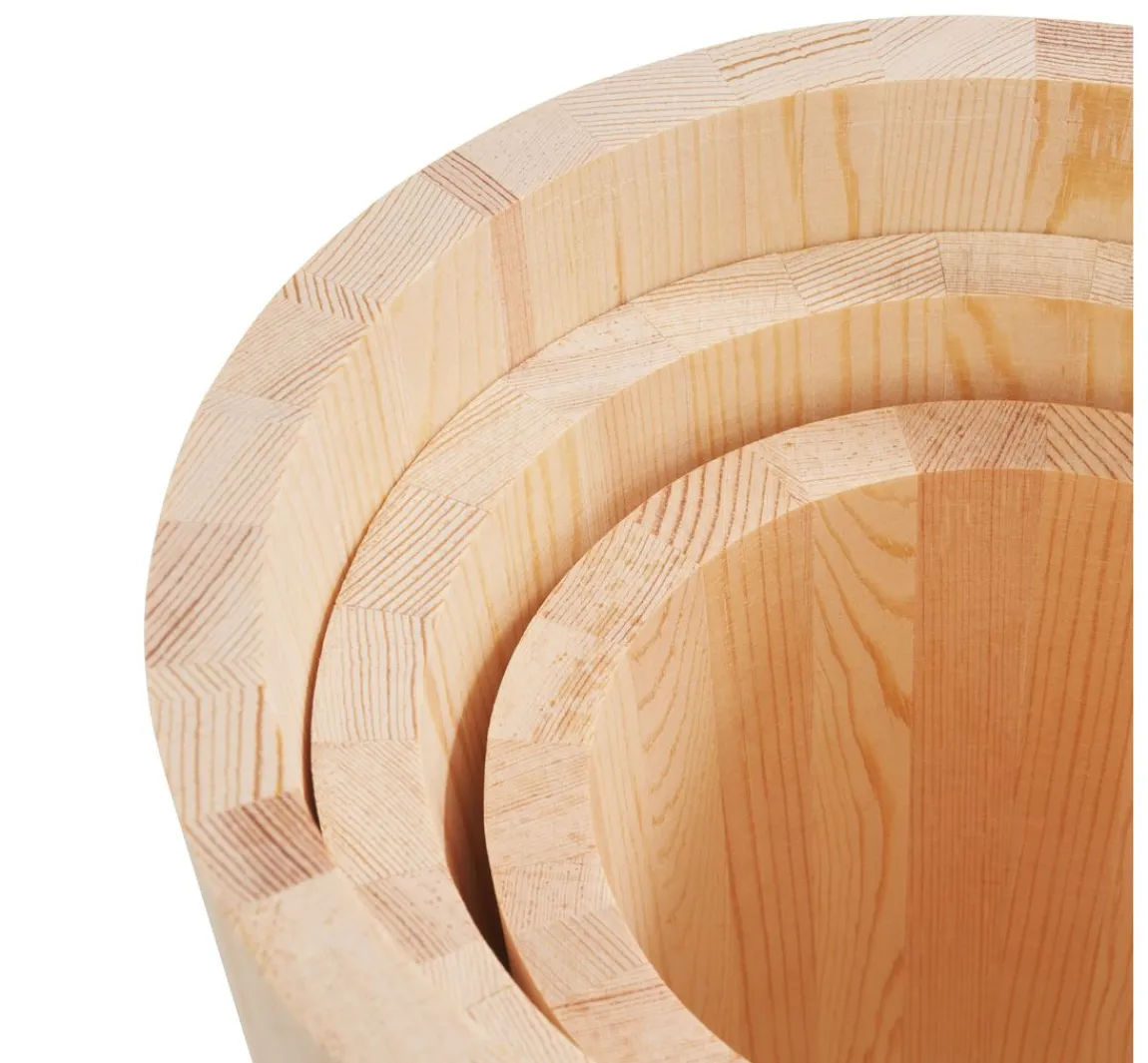 Clearance VBS Holz-Pflanztöpfe, 3er-Set