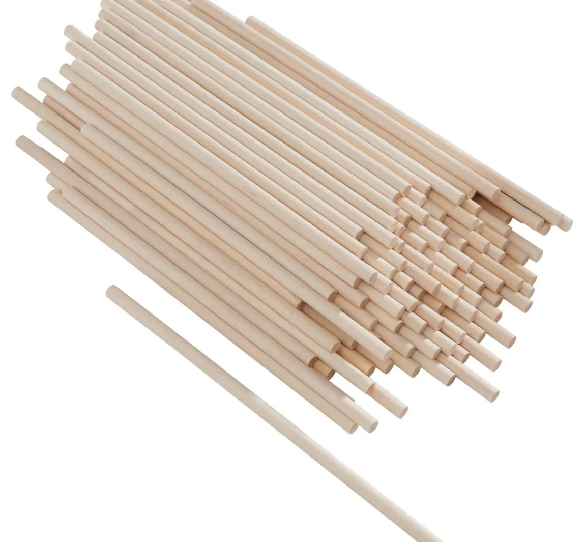 New VBS XXL VBS Holz-Rundstäbe "Ø 5-6 mm"