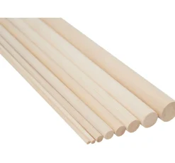 Hot VBS Holz-Rundstäbe, 30 cm