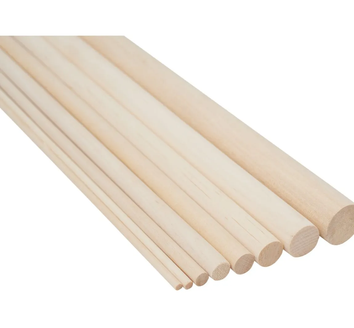 Hot VBS Holz-Rundstäbe, 30 cm