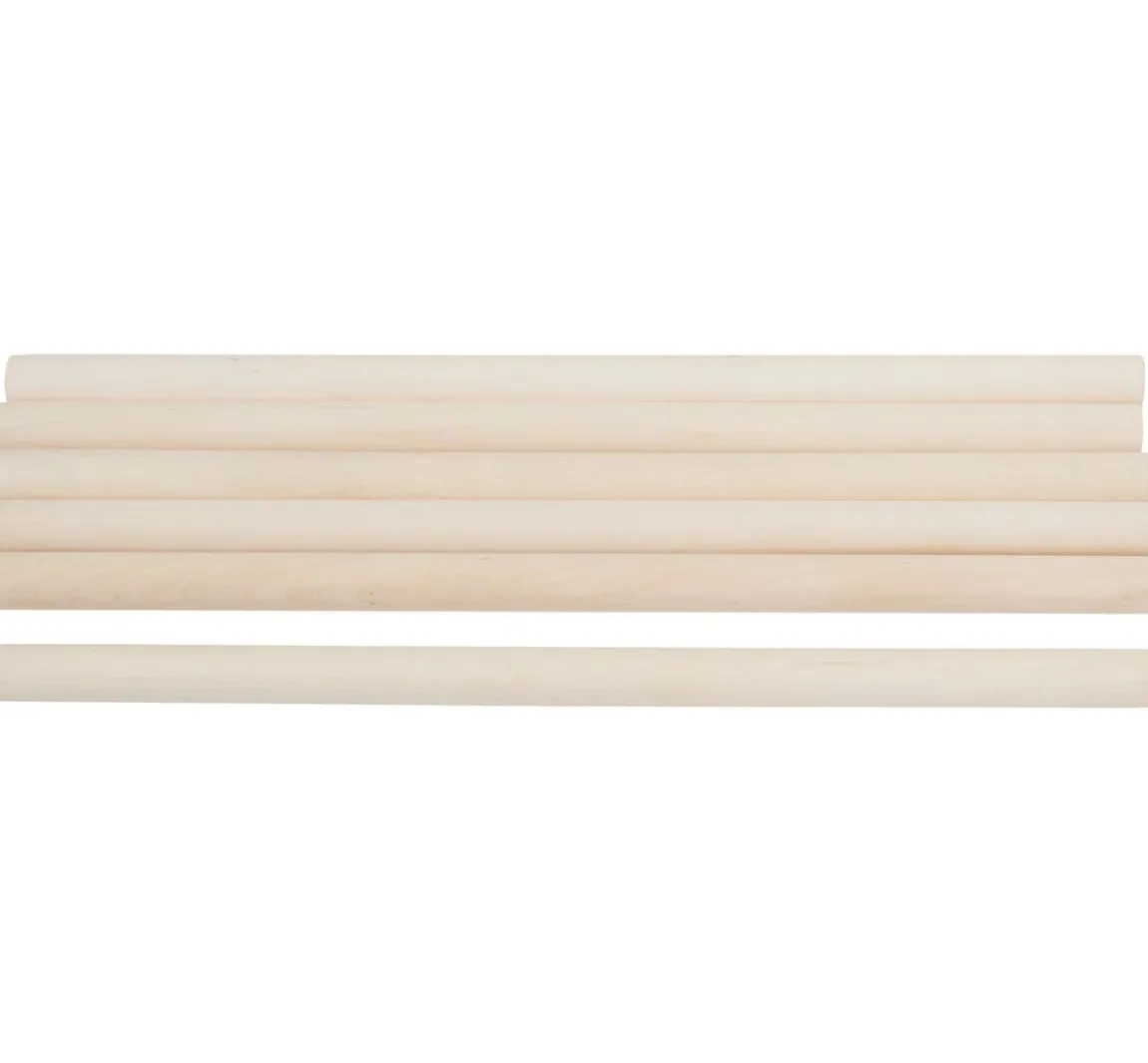 Hot VBS Holz-Rundstäbe, 30 cm