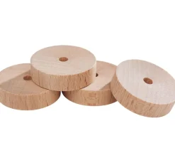 Sale VBS Holzscheiben/Räder, Ø 30 x 8 mm, 4 Stück