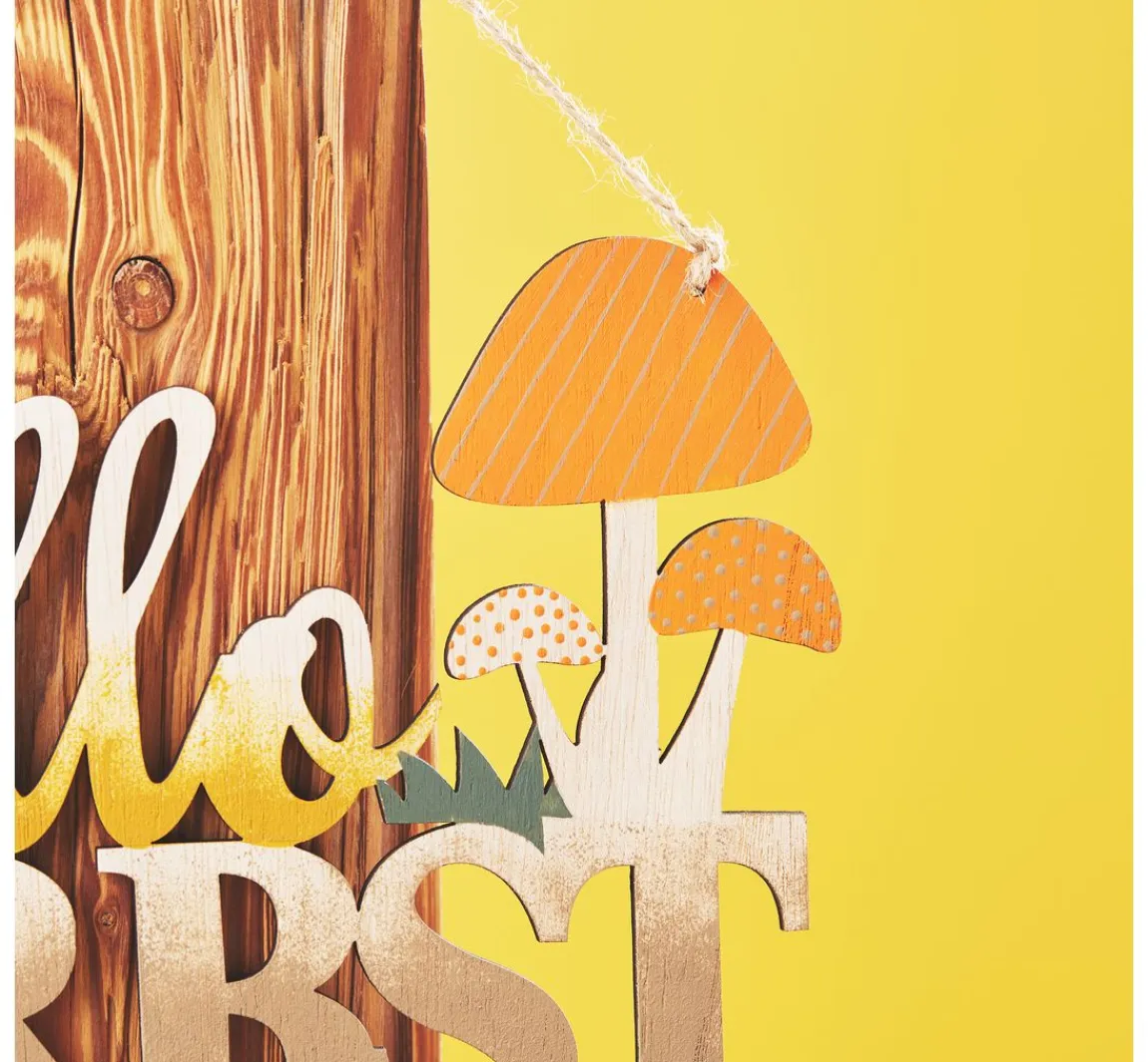 Best VBS Holzschild "Hallo Herbst"