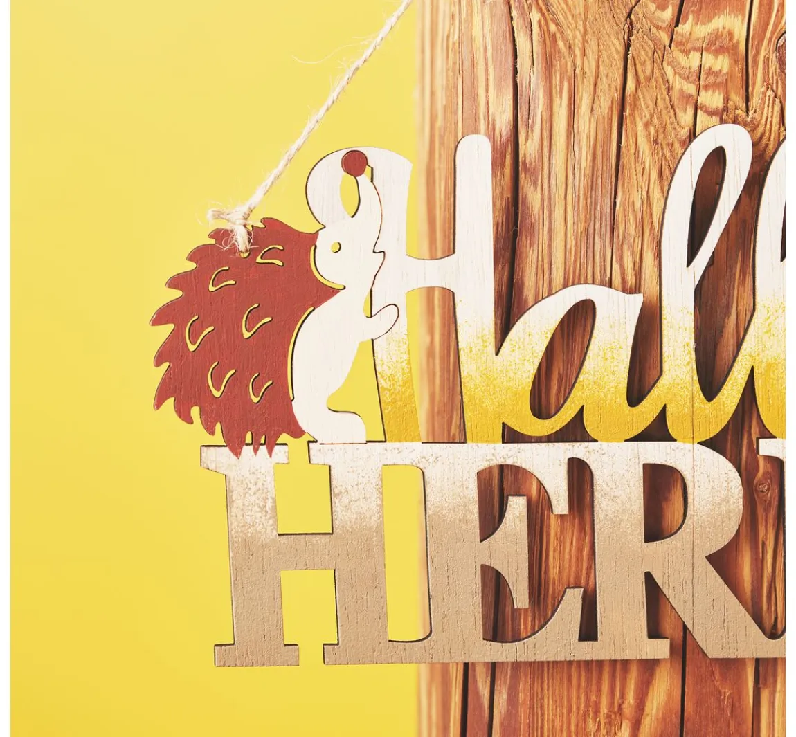Best VBS Holzschild "Hallo Herbst"