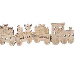 Best VBS Holz-Silhouette "Weihnachtszug"