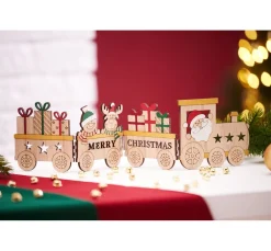 Best VBS Holz-Silhouette "Weihnachtszug"