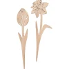 Hot VBS Holz-Stecker Blumen "Tulpe und Narzisse"