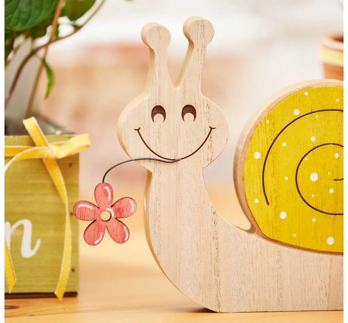 Hot VBS Holz-Stecker Blumen "Tulpe und Narzisse"