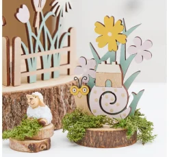 Discount VBS Holz-Steckmotiv auf Rindenscheibe
