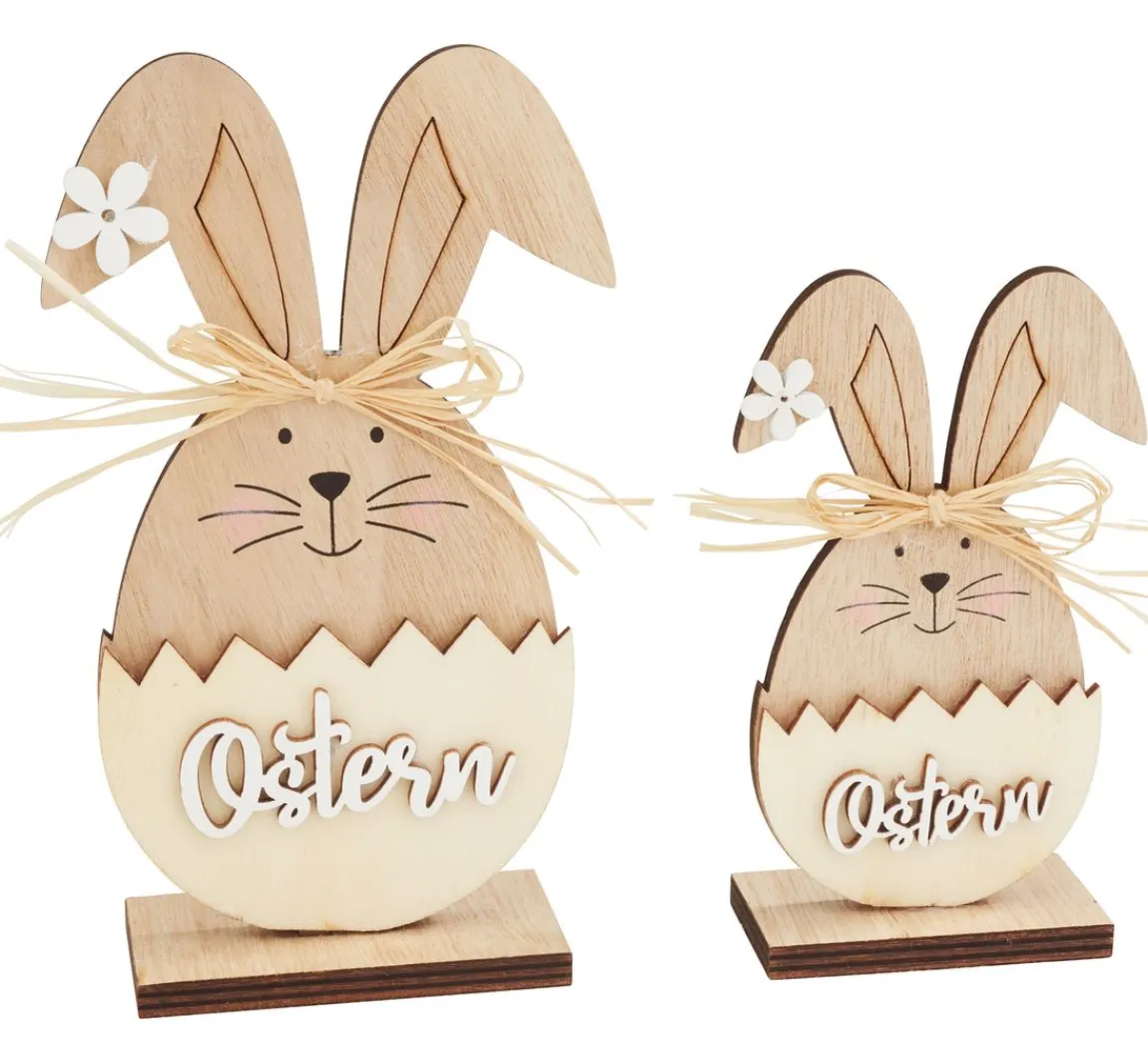 Hot VBS Holz-Steckmotiv "Easter bunnies"