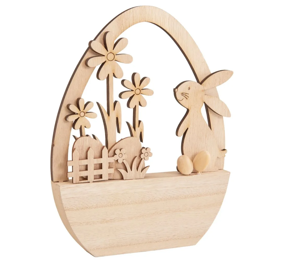 New VBS Holz-Steckmotiv Ei "Meister Lampe"
