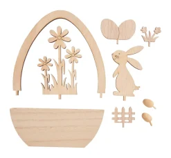 New VBS Holz-Steckmotiv Ei "Meister Lampe"