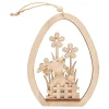 Outlet VBS Holz-Steckmotiv Ei-Anhänger "Hase mit Möhre"