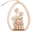 New VBS Holz-Steckmotiv Ei-Anhänger "Hase mit Ei"