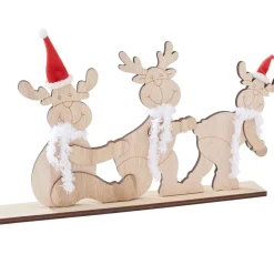 Best VBS Holz.-Steckmotiv "Elchtrio mit Mütze und Schal"