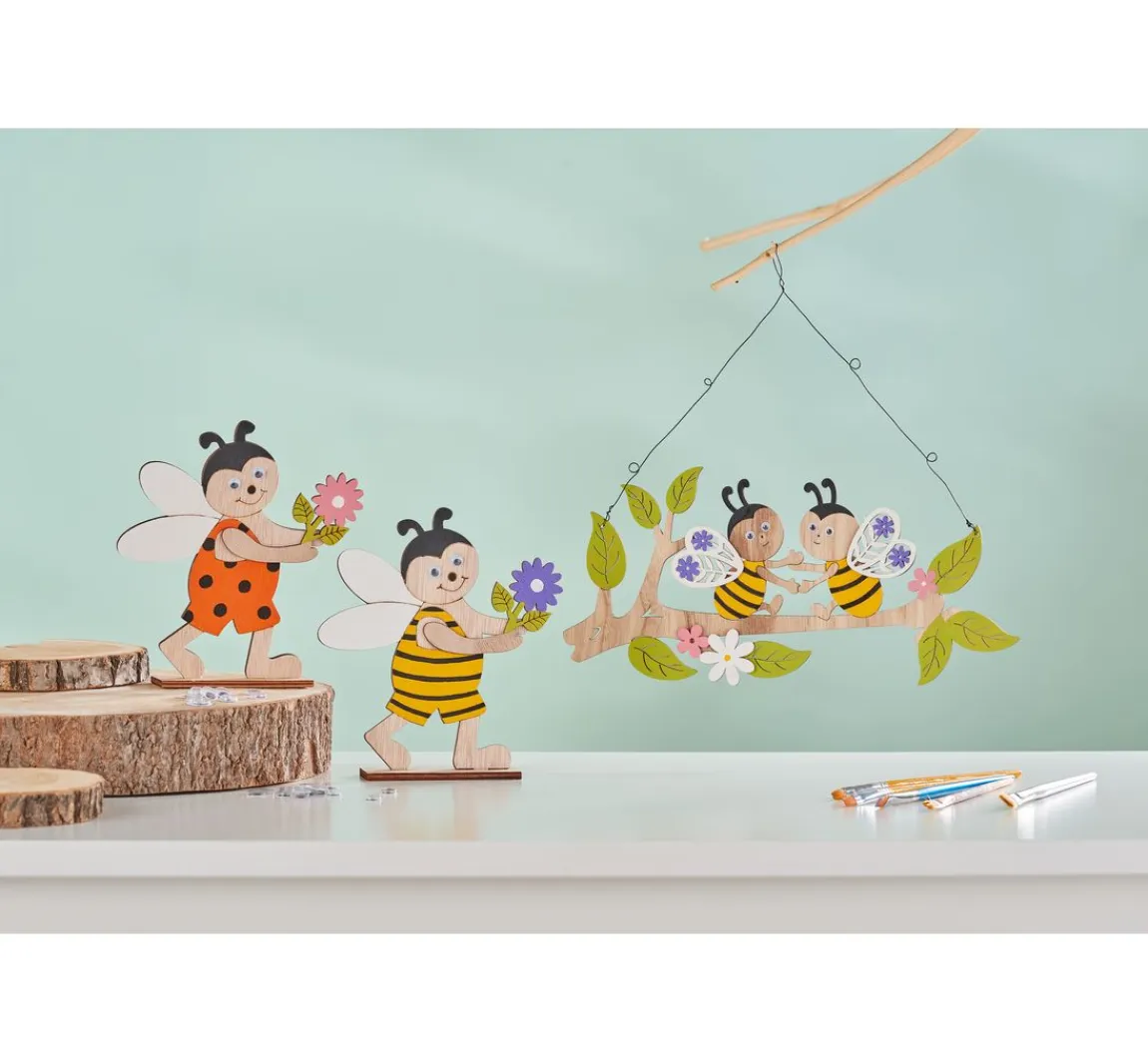 Discount VBS Holzsteckmotiv "Frühlingsbote"