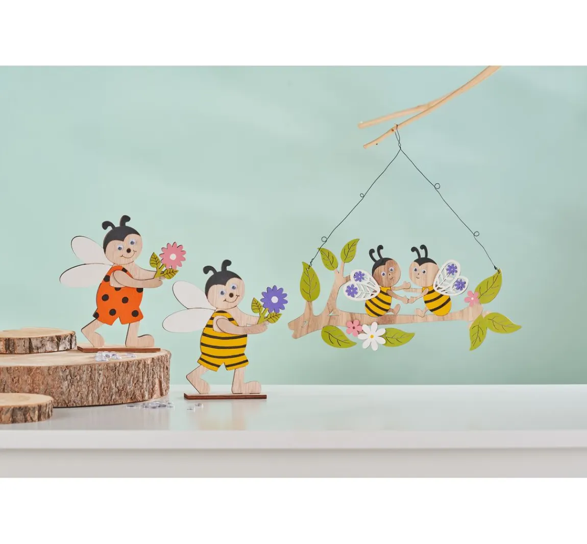 Discount VBS Holzsteckmotiv "Frühlingsbote"