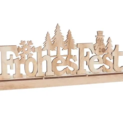 VBS Holz-Steckmotiv "Frohes Fest", mit LED