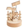 Best VBS Holz-Steckmotiv "Hase mit Schild"