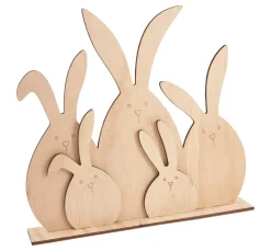 Hot VBS Holz-Steckmotiv "Hasenfamilie"