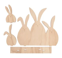 Hot VBS Holz-Steckmotiv "Hasenfamilie"