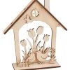 VBS Holz-Steckmotiv Haus "Frühlingserwachen"