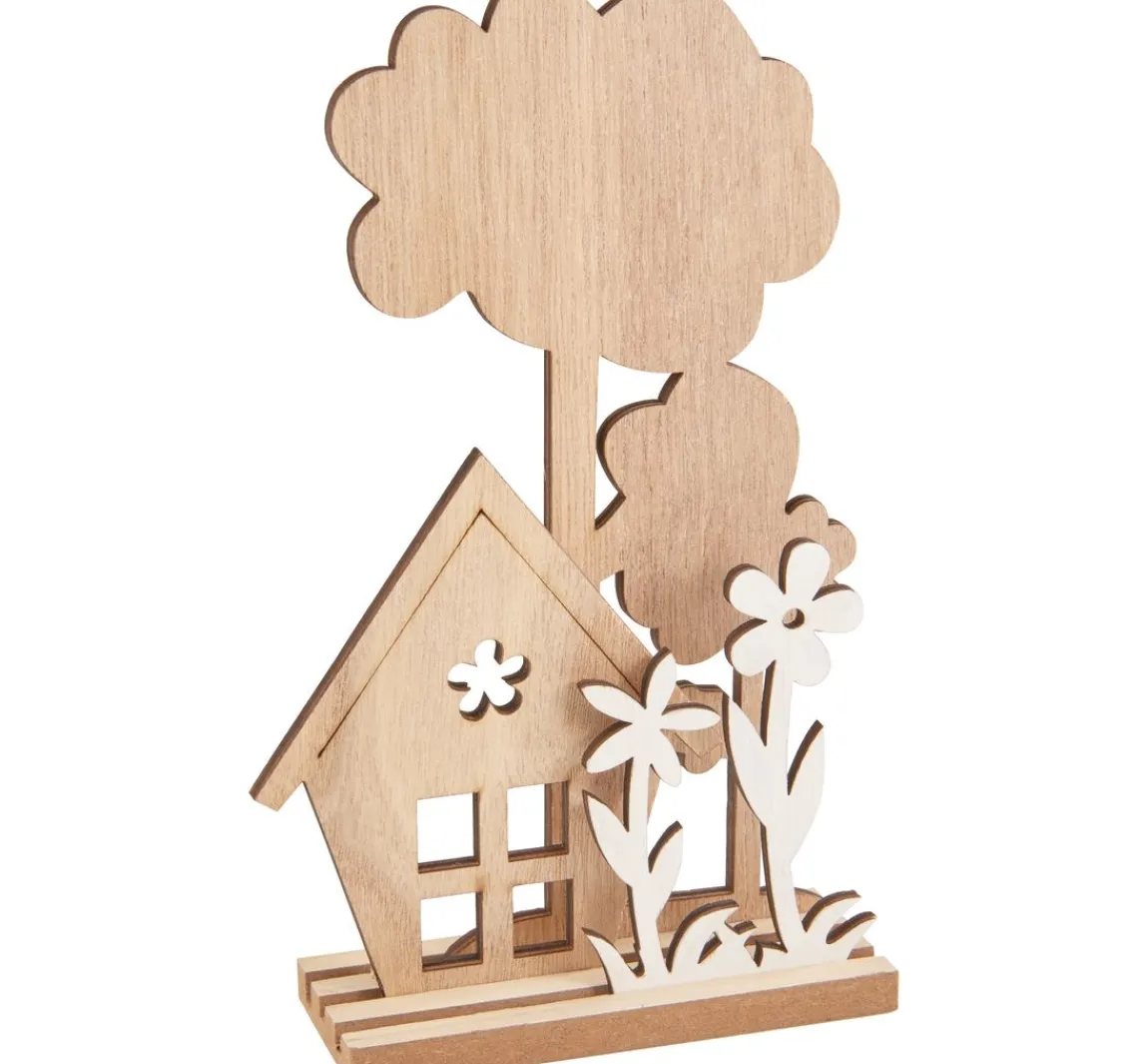 Online VBS Holz-Steckmotiv "Haus im Grünen"