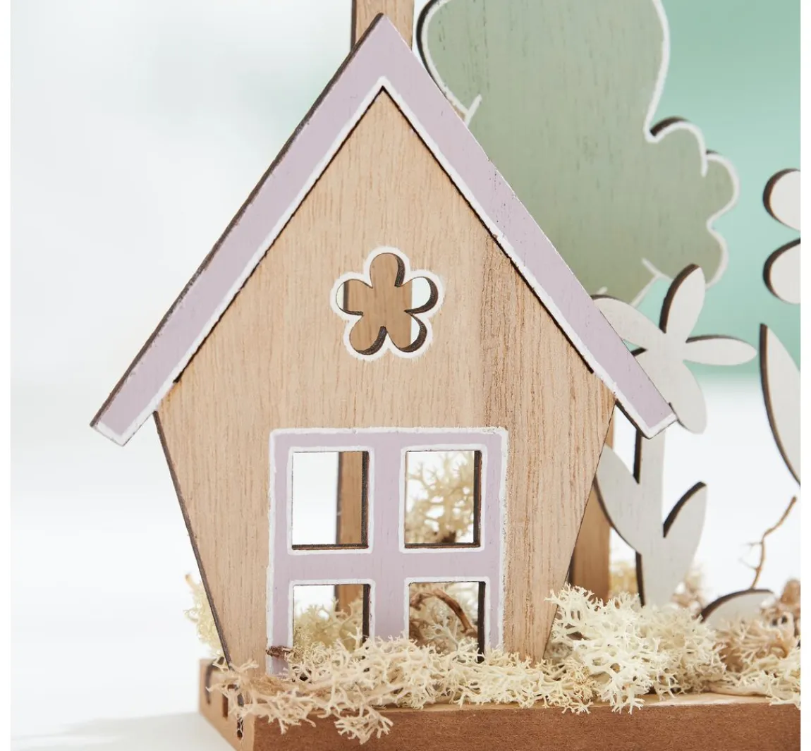Online VBS Holz-Steckmotiv "Haus im Grünen"