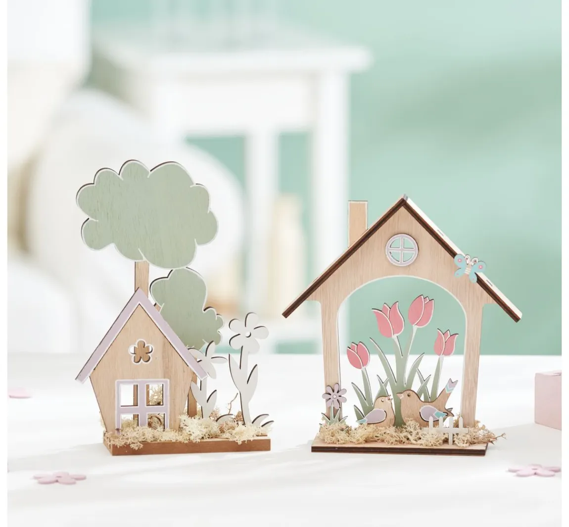 Online VBS Holz-Steckmotiv "Haus im Grünen"