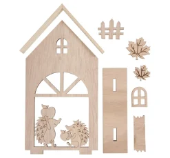 Sale VBS Holz-Steckmotiv "Igelhaus"