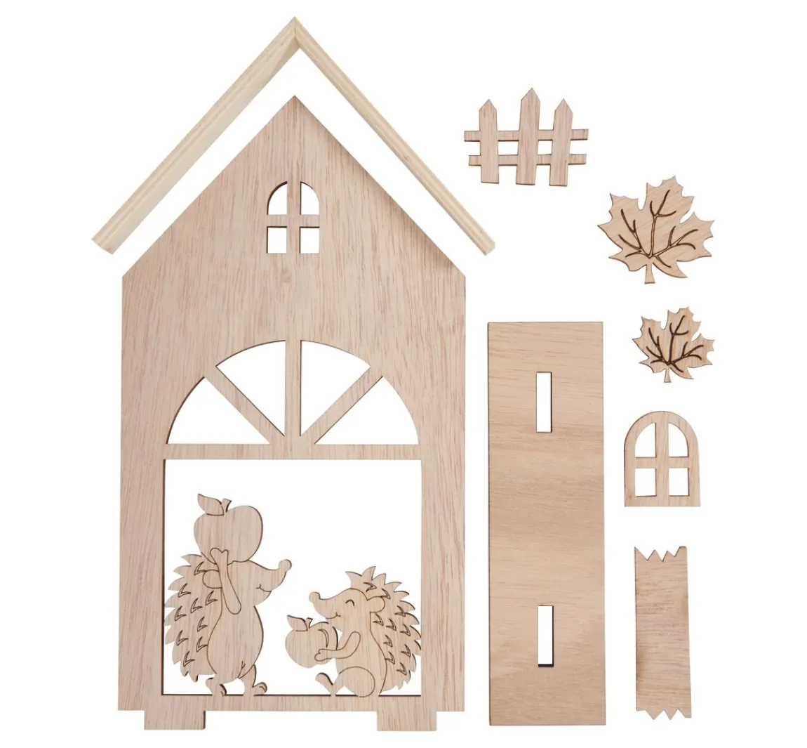 Sale VBS Holz-Steckmotiv "Igelhaus"