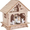 New VBS Holz-Steckmotiv "Krippe mit Figuren"