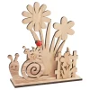 Best VBS Holz-Steckmotiv "Schneckengarten"