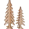 VBS Holz-Steckmotiv "Tannenbäume", 2er-Set