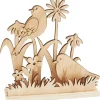 Online VBS Holz-Steckmotiv "Vögel in der Blumenwiese"