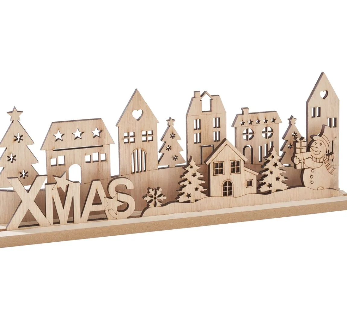 VBS Holz-Steckmotiv "Weihnachtsdorf Xmas"