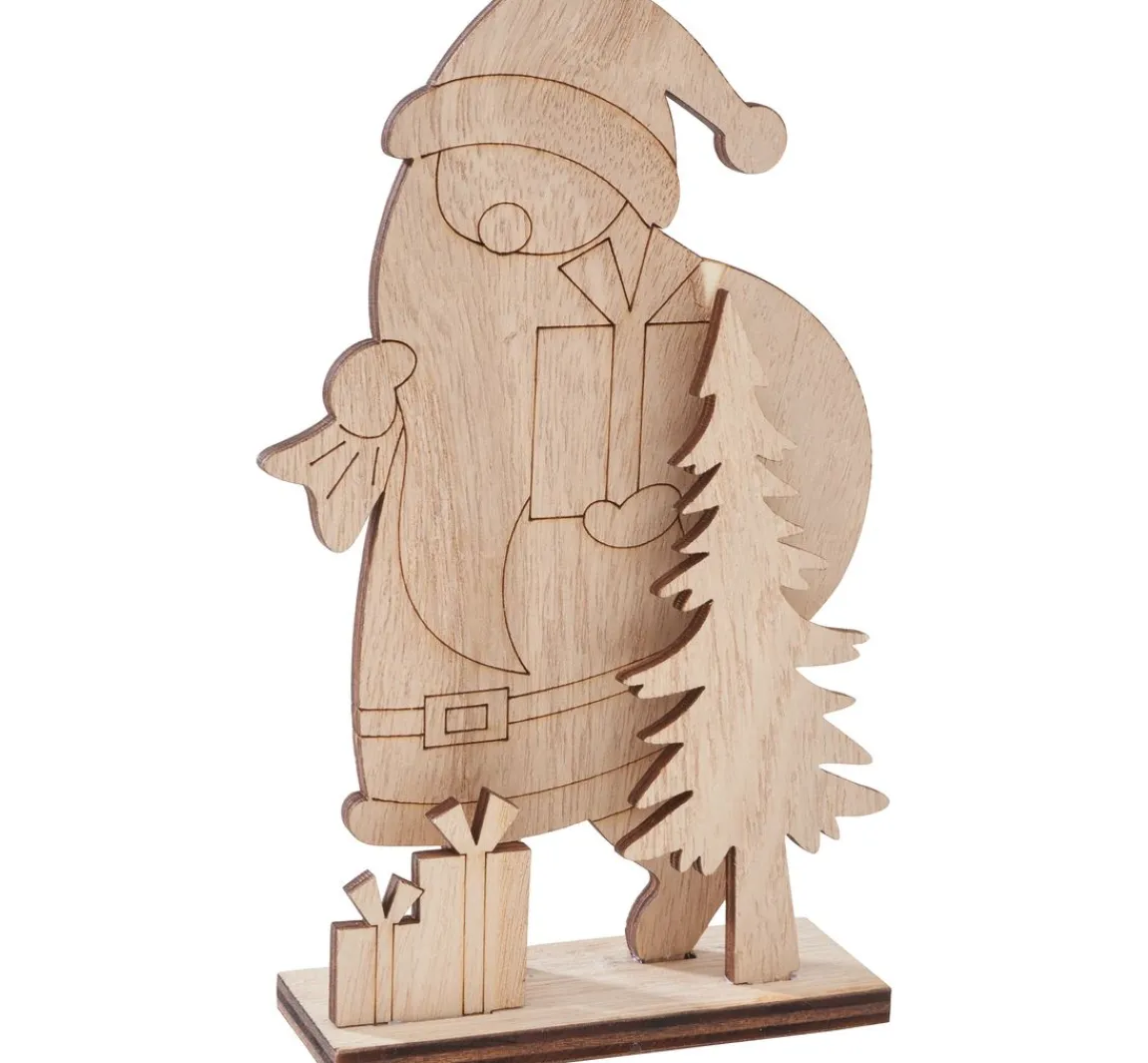 Discount VBS Holz-Steckmotiv "Weihnachtsmann"