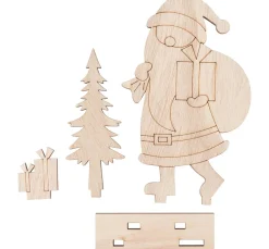 Discount VBS Holz-Steckmotiv "Weihnachtsmann"