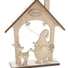 Clearance VBS Holz-Steckmotiv "Wichtelhaus", inkl. LED