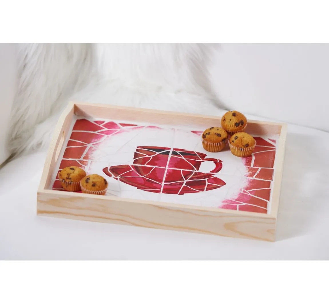 Sale VBS Holztablett, 3er-Set