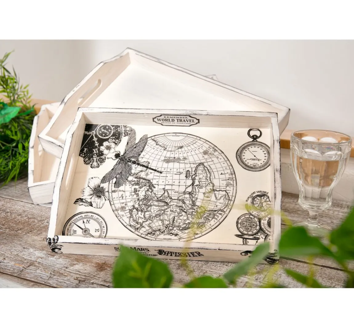 Sale VBS Holztablett, 3er-Set