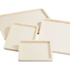Hot VBS Holz-Tabletts flach, 4er-Set