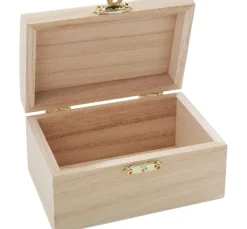 New VBS Holztruhe, 12 x 8 x 6,5 cm