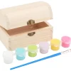 New VBS Holztruhe, inkl. Farben und Pinsel