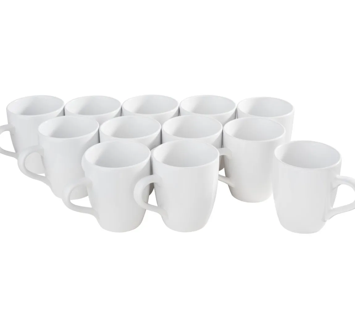 Best VBS XXL VBS Kaffeebecher "Bauchig", 12 Stück