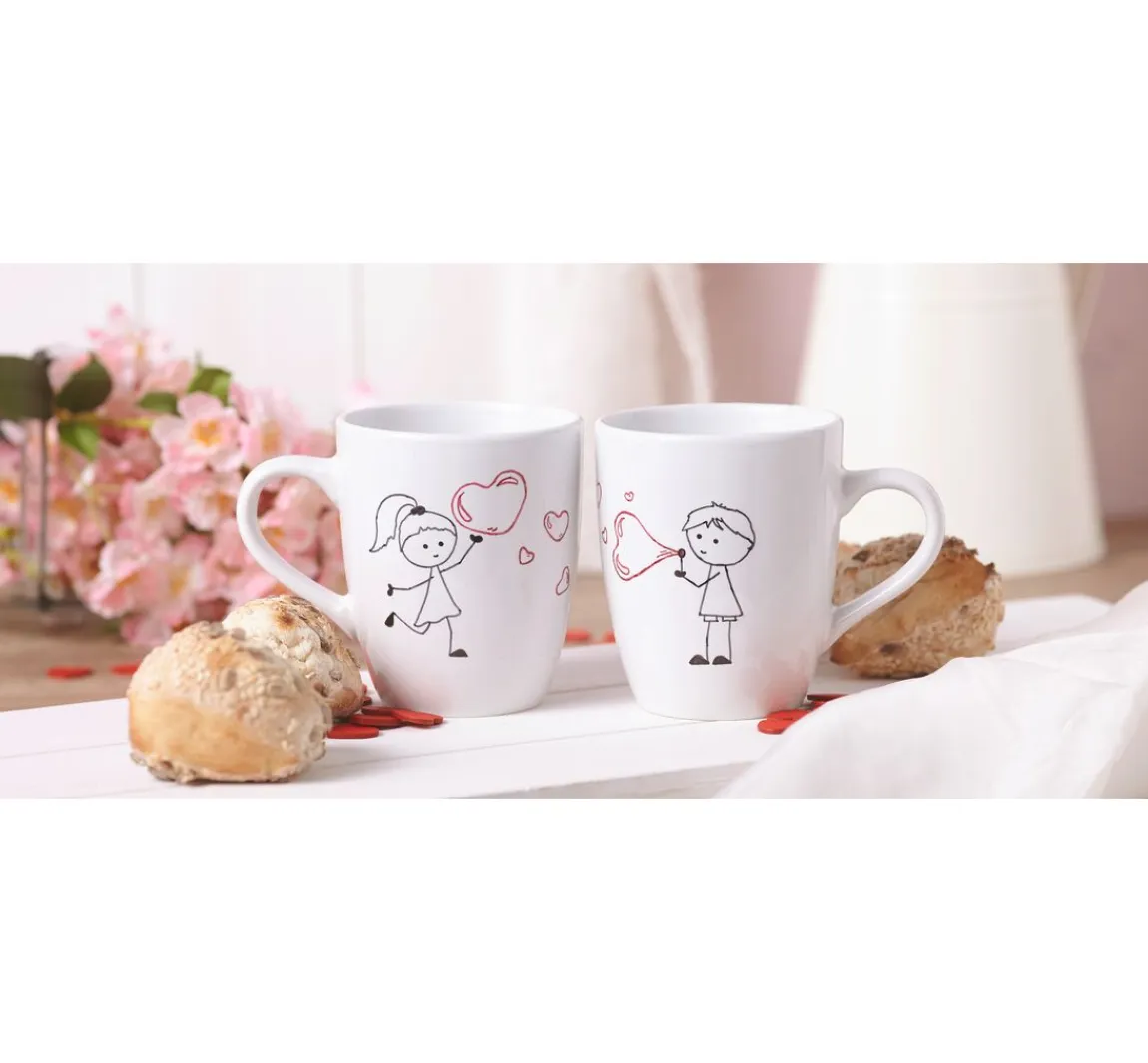 Best VBS XXL VBS Kaffeebecher "Bauchig", 12 Stück
