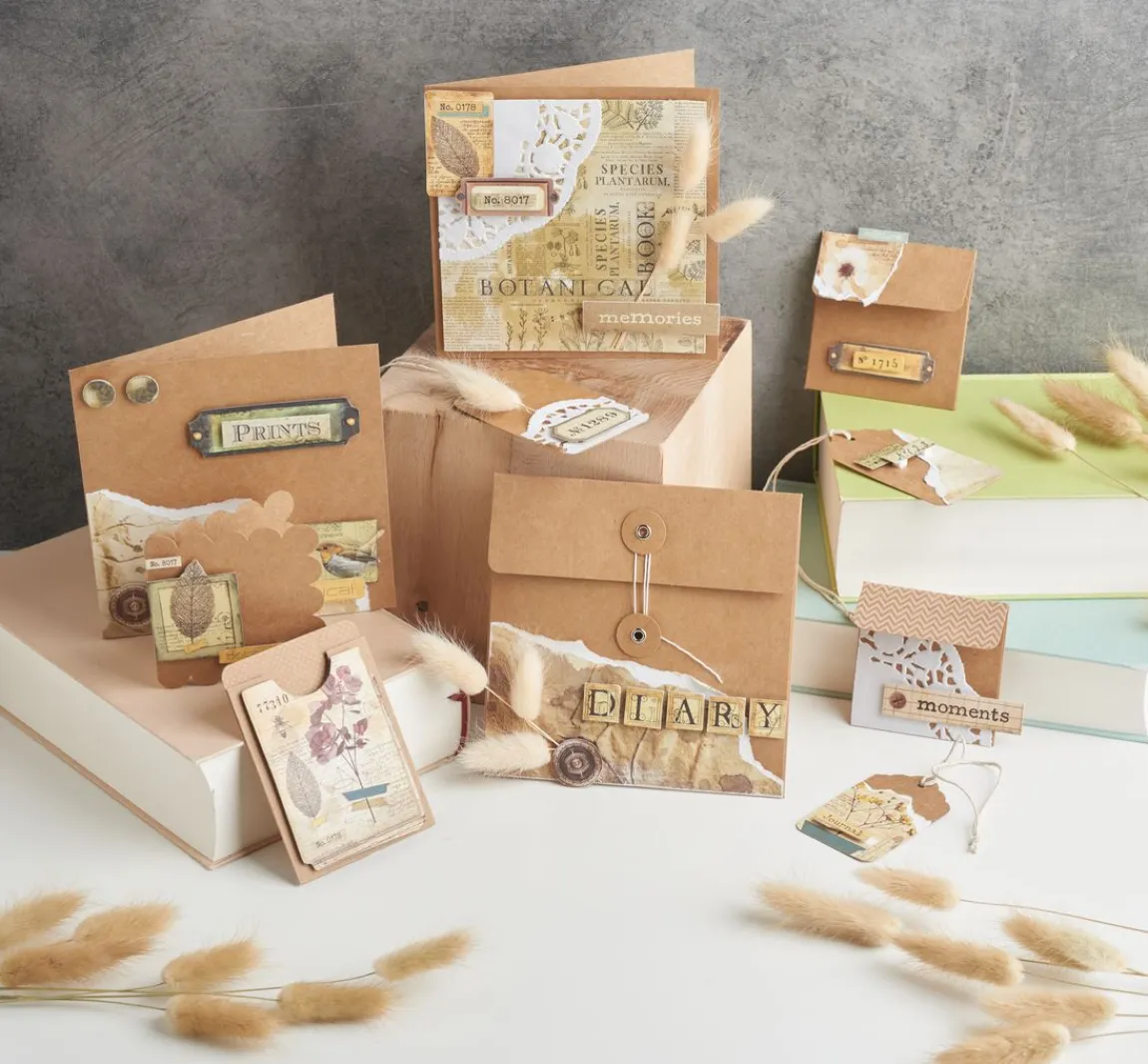 New VBS Karten & Umschläge "Vintage Mega-Set"