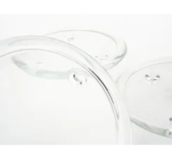 Best VBS Kerzen Glasuntersetzer, 3 Stück, Ø 13 cm